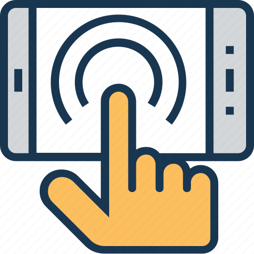 Click, finger tap, hand gesture, smartphone, touchscreen icon - Download on Iconfinder