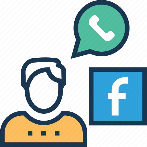 Facebook, friends, instant, messaging, online, social, text icon - Download  on Iconfinder