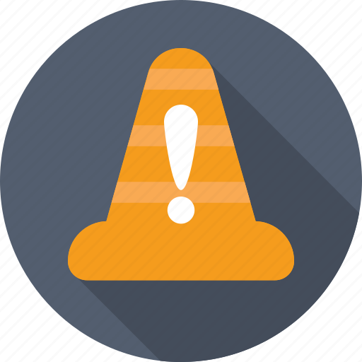 Alert, attention, cone, error, warning icon - Download on Iconfinder
