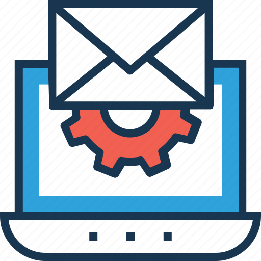 Cogwheel, email, email settings, settings, web icon - Download on Iconfinder