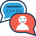 chat bubble, chatting, comment, customer feedback, feedback
