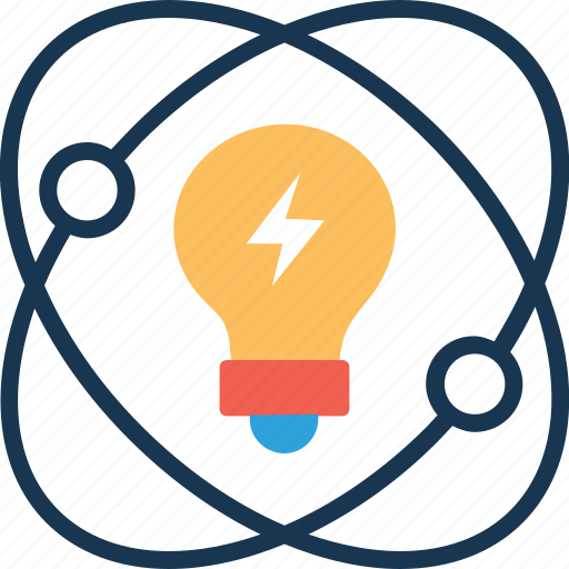 Bulb, creativity, electron, innovation, processing icon - Download on Iconfinder