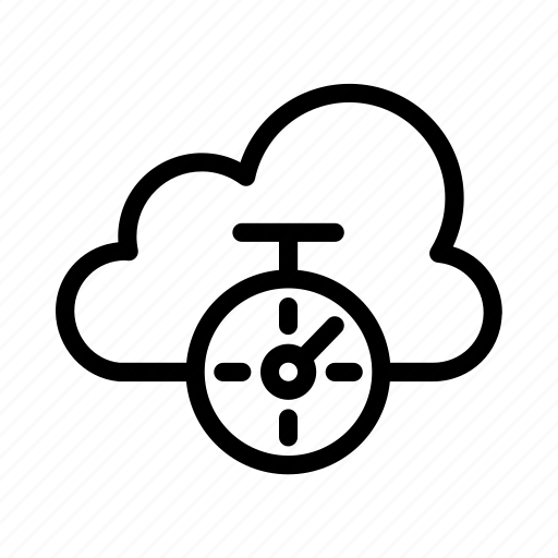 Cloud, database, deadline, server, stopwatch icon - Download on Iconfinder