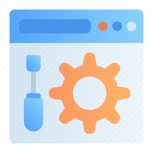 Browser, design, development, internet, maintenance, setting, web icon - Download on Iconfinder