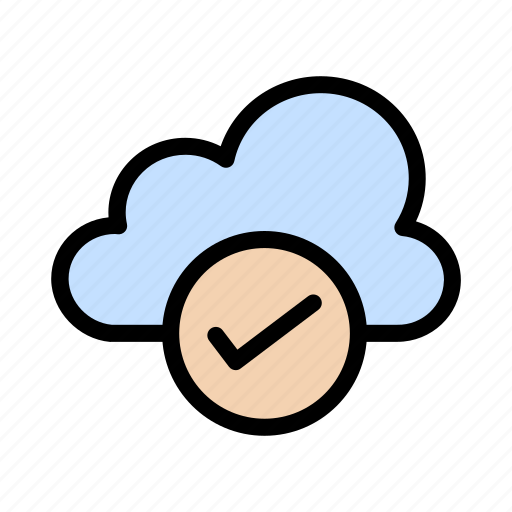 Cloud, computing, database, server, success icon - Download on Iconfinder