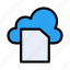 clouds, database, document, files, server 