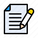 contract, document, edit, file, signature