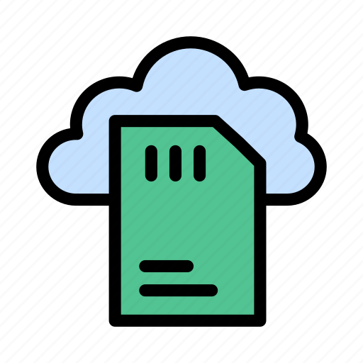 Cloud, database, file, server, storage icon - Download on Iconfinder