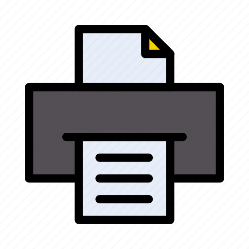 Document, fax, print, printer, sheet icon - Download on Iconfinder