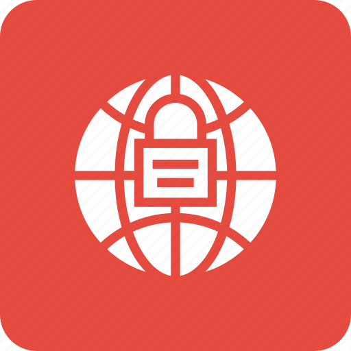 Globe, security, with icon - Download on Iconfinder