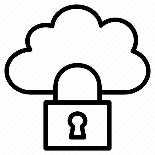 Cloud, protection, lock, private icon - Download on Iconfinder
