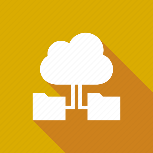 Cloud, computing, data, folders, storage, with icon - Download on Iconfinder
