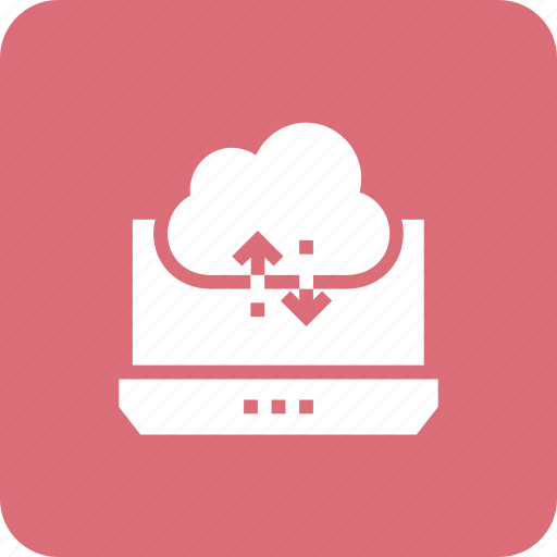 Cloud, data, database, download, laptop, save, storage icon - Download on Iconfinder