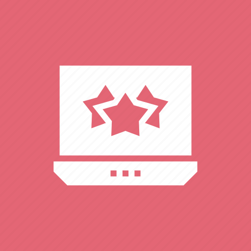 Five, laptop, online, ratings, review, stars icon - Download on Iconfinder