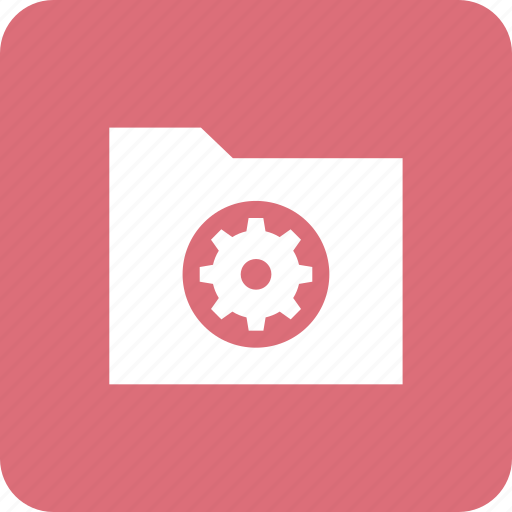 Folder, gear, options, preferences icon - Download on Iconfinder