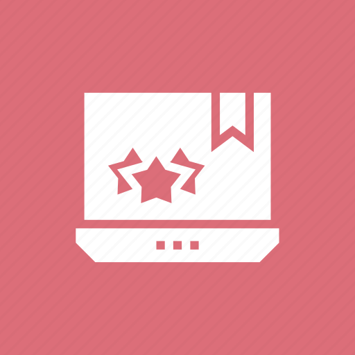 Laptop, online, stars, three, web icon - Download on Iconfinder