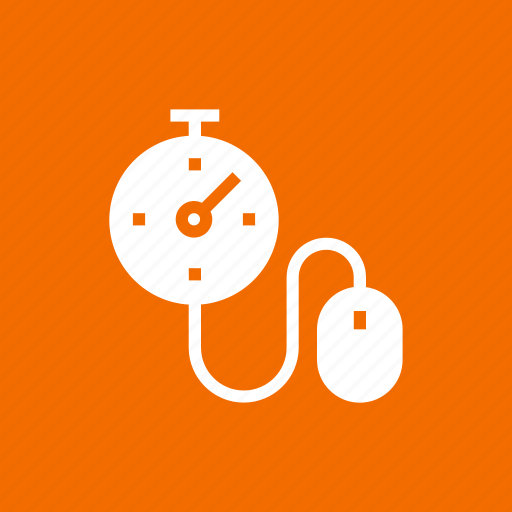 Click, measure, mouse, speed, stopwatch, time, timepiece icon - Download on Iconfinder