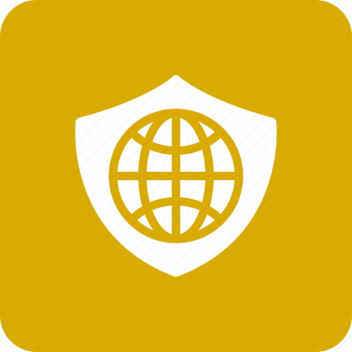 Global, globe, security, with icon - Download on Iconfinder