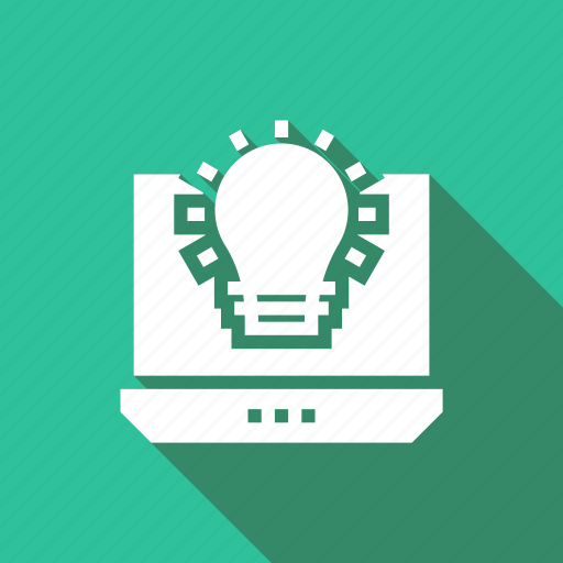 Bulb, creativity, idea, laptop, startup icon - Download on Iconfinder