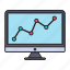 analytic, chart, graph, lcd, statistics 