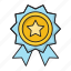 achievement, award, badge, reward, success 