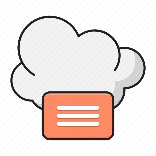 Chat, cloud, message, online, storage icon - Download on Iconfinder