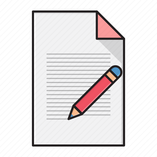 Contract, document, edit, file, write icon - Download on Iconfinder