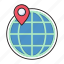 global, internet, location, map, navigation 