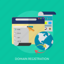 domain, layout, page, register, registration, web, website