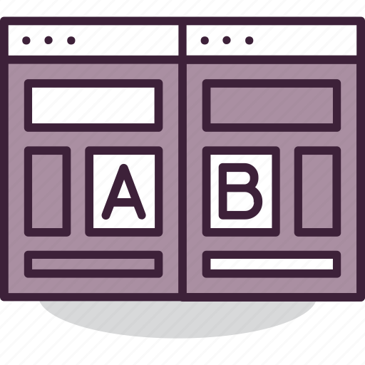 Ab, experiment, internet, page, test, testing, web icon - Download on Iconfinder
