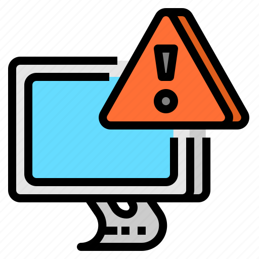 Computer, error, program, warning icon - Download on Iconfinder