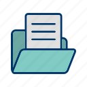 data, document, document in folder
