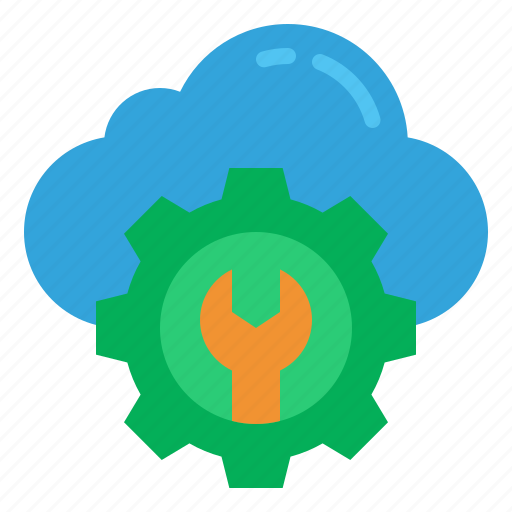 Configuration, setting, maintenance, cloud, network icon - Download on Iconfinder