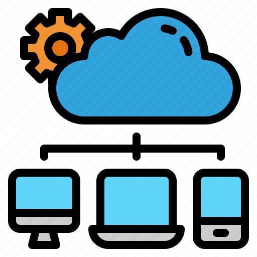 Cloud, computing, setting, platform, device icon - Download on Iconfinder