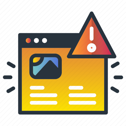 Access, denied, page, warning, web hosting icon - Download on Iconfinder