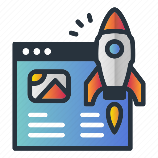 Access, fast, page, rocket, web hosting icon - Download on Iconfinder