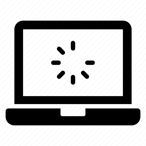Buffering, loading, processing, device, laptop, data, installation icon - Download on Iconfinder