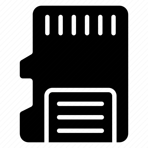 Memory, card, microchip, data, storage, portable, sd icon - Download on Iconfinder