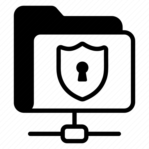 Secure, network, folder, security, data, archive, protection icon - Download on Iconfinder