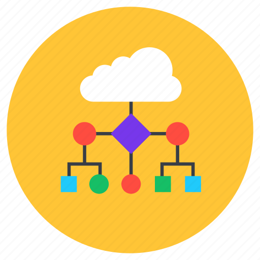 Cloud, architecture, cloud architecture, cloud network, cloud computing, cloud hosting, cloud connection icon - Download on Iconfinder