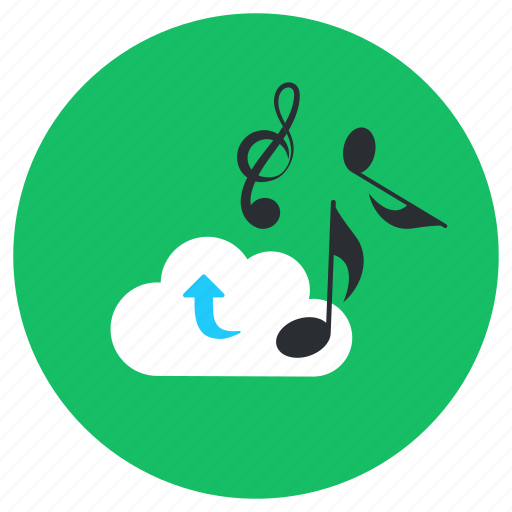 Cloud, music, cloud music, cloud songs, cloud track, cloud hosting, cloud sound icon - Download on Iconfinder