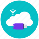 cloud, usb, cloud usb, cloud wifi, wireless connection, cloud device, cloud flash