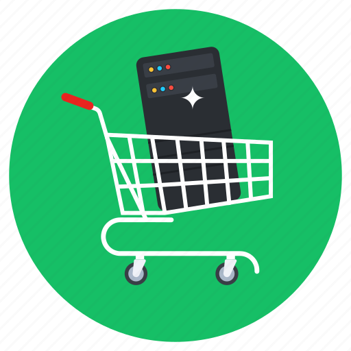 Server, shopping, server shopping, buy server, server purchase, storage shopping, dataserver shopping icon - Download on Iconfinder