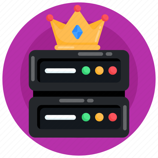 King server, premium hosting, premium database, premium datacenter, premium server icon - Download on Iconfinder