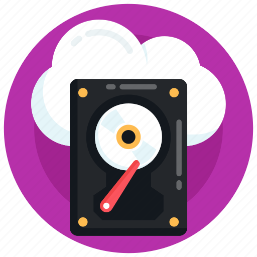 Cloud storage, cloud memory, cloud hard disc, cloud device, cloud drive icon - Download on Iconfinder