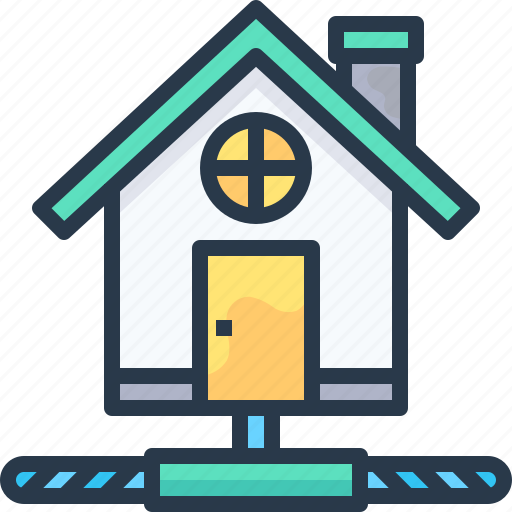 Building, home, house, network, networking, smart home icon - Download on Iconfinder