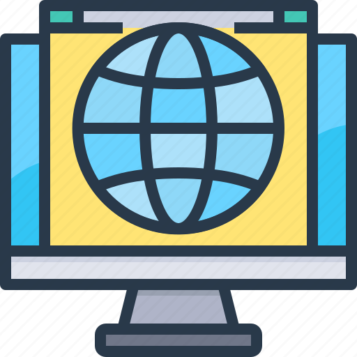 Computer, global, internet, network, website icon - Download on Iconfinder