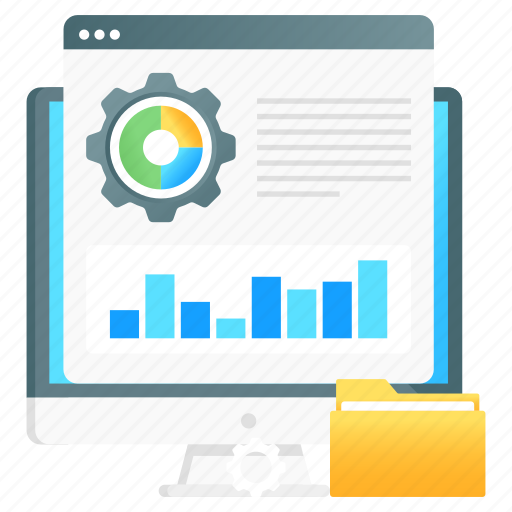Data, processing, data processing, data configuration, data setting, data management, website analytics icon - Download on Iconfinder