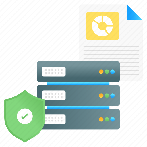 Data, security, server protection, server secure, server security, data server protection, secure storage icon - Download on Iconfinder