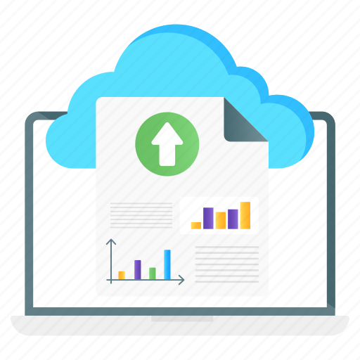 Data, upload, cloud upload, cloud data, data upload, cloud hosting, cloud report icon - Download on Iconfinder